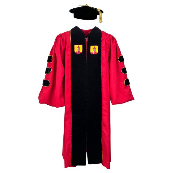 RENT Doctoral Official ISU Red Gown Tam & Tassel (ISU Grad Only)